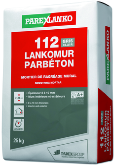 LANKOMUR PARBETON GRIS  CLAIR SAC 25KG (ex:Nivoplan G)